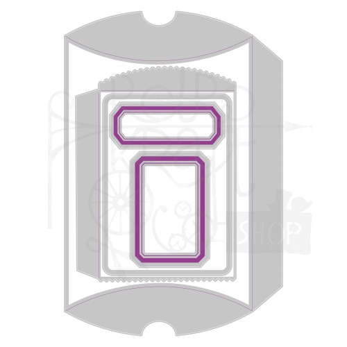 Wykrojnik Thinlits Vault Pillow Box + Bag by Tim Holtz 666568 Sizzix