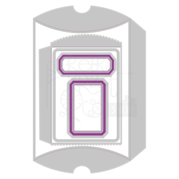 Wykrojnik Thinlits Vault Pillow Box + Bag by Tim Holtz 666568 Sizzix
