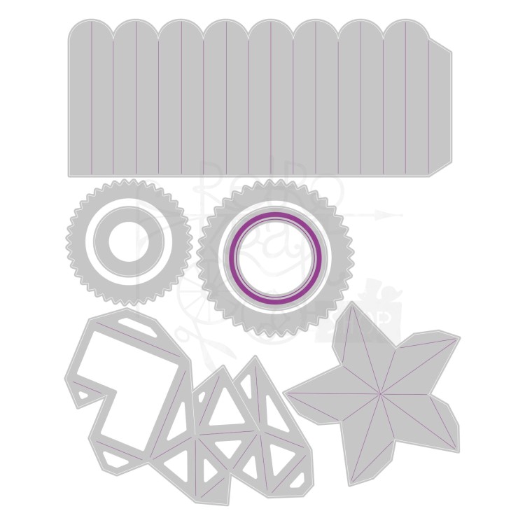 Wykrojnik Thinlits Vault Rosettes by Tim Holtz 666567 Sizzix