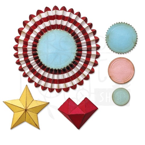 Wykrojnik Thinlits Vault Rosettes by Tim Holtz 666567 Sizzix