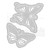 Wykrojnik Thinlits Vault Scribbly Butterfly by Tim Holtz 666564 Sizzix
