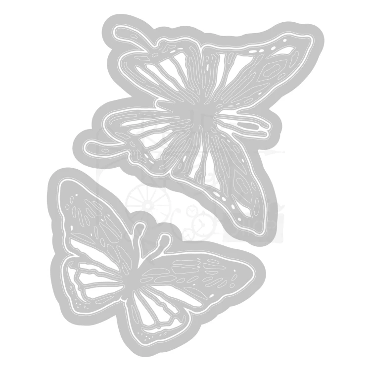 Wykrojnik Thinlits Vault Scribbly Butterfly by Tim Holtz 666564 Sizzix