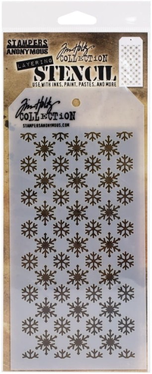 Szablon maska 12x22cm Flurries THS151 Tim Holtz Stampers Anonymous