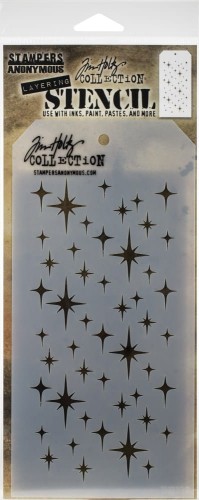 Szablon maska 12x22cm Sparkle THS132 Tim Holtz Stampers Anonymous