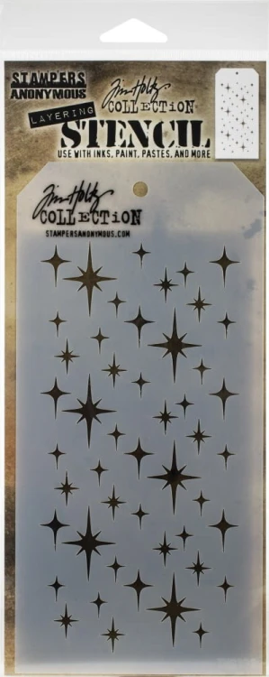 Szablon maska 12x22cm Sparkle THS132 Tim Holtz Stampers Anonymous