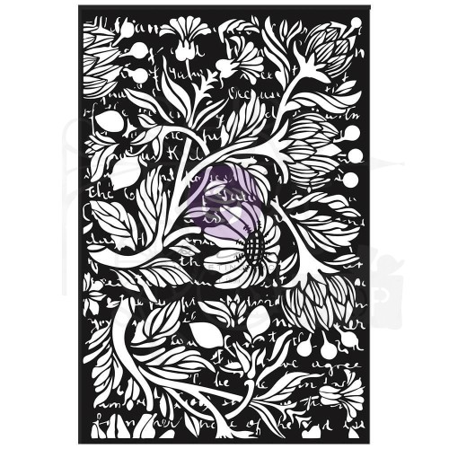 Szablon maska 16x30cm Secret Letters Finnabair 969905 Prima