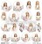 Papier do scrapbookingu 30x30 elementy do wycięcia First Communion Girl 3 ScrapAndMe