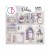 Zestaw papierów Deluxe Pearl 15x15cm Morning In Provence 5szt CBDP003 Ciao Bella