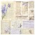 Zestaw papierów welinowych kalki 15x15cm Morning In Provence 6szt CBVQ013 Ciao Bella
