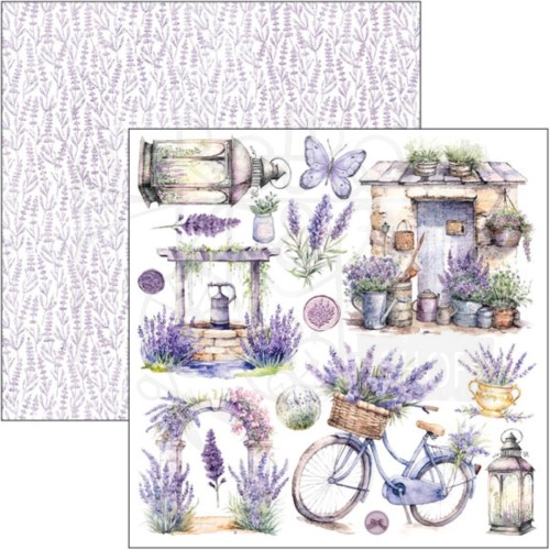 Zestaw papierów 15x15 Morning In Provence 24szt CBQE074 Ciao Bella