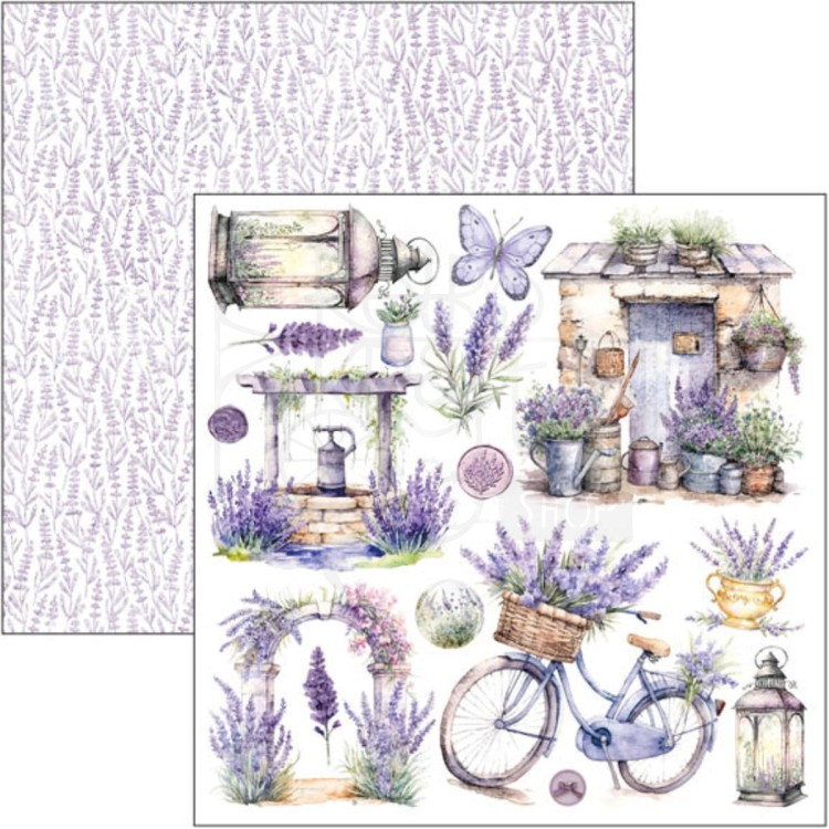 Zestaw papierów 15x15 Morning In Provence 24szt CBQE074 Ciao Bella