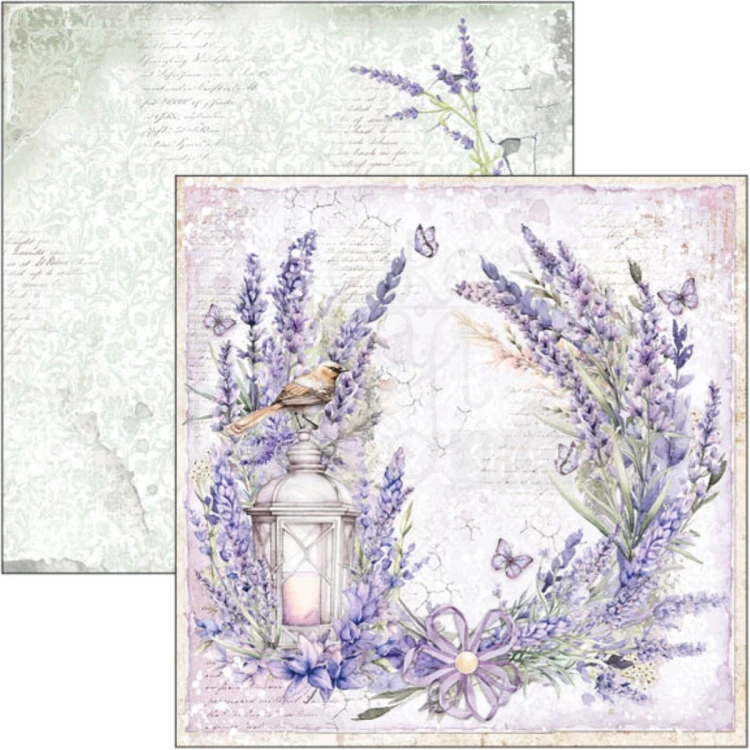 Zestaw papierów 20x20 Morning In Provence 12szt CBH074 Ciao Bella