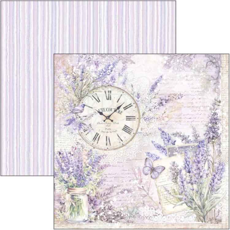Zestaw papierów 20x20 Morning In Provence 12szt CBH074 Ciao Bella