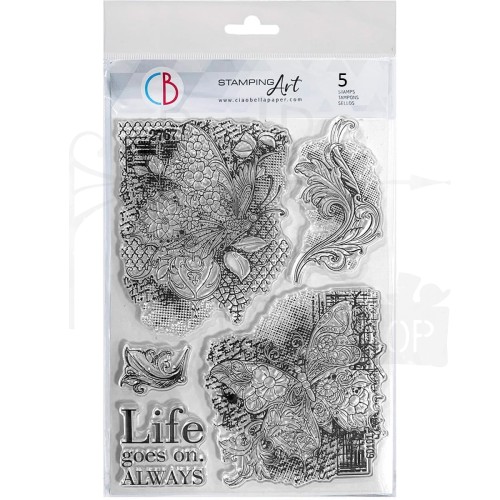 Stempel akrylowy 15x21cm Dreamweaver PS8108 Ciao Bella