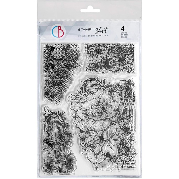 Stempel akrylowy 15x21cm Moonlit PS8107 Ciao Bella