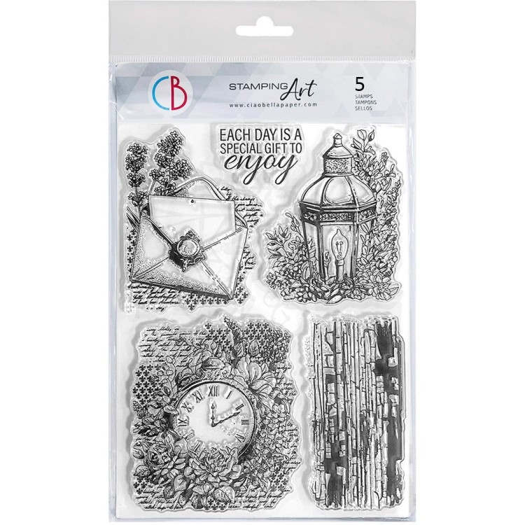 Stempel akrylowy 15x21cm Lavender Whispers PS8106 Ciao Bella
