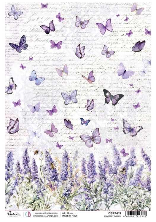 Papier ryżowy A4 Fragrant Garden CBRP419 Ciao Bella
