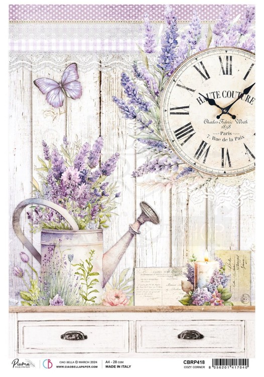 Papier ryżowy A4 Cozy Corner CBRP418 Ciao Bella