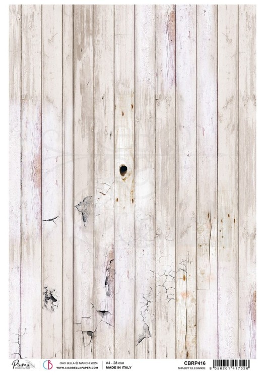 Papier ryżowy A4 Shabby Elegance CBRP416 Ciao Bella