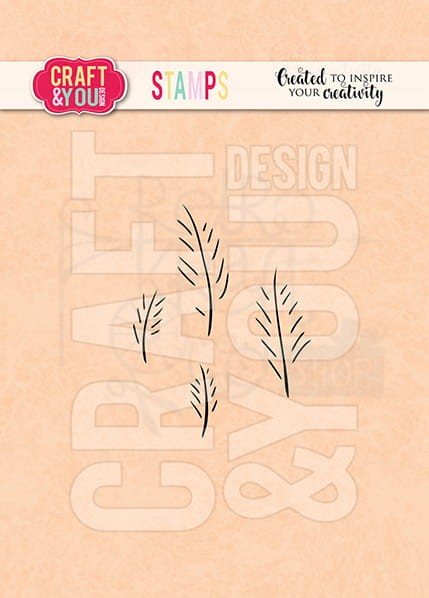 Stempel akrylowy Leaves veins - Żyłki listków CS037 Craft&amp;You Design