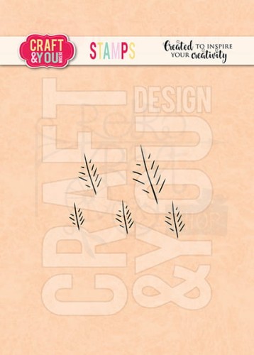 Stempel akrylowy Flower Stamens 5 Pręciki 5 CS036 Craft&amp;You Design