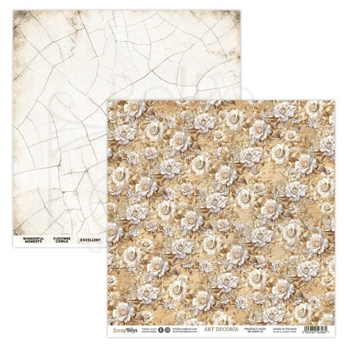 Papier do scrapbookingu 30x30 Art Decoria SB-ARDE-04 ScrapBoys