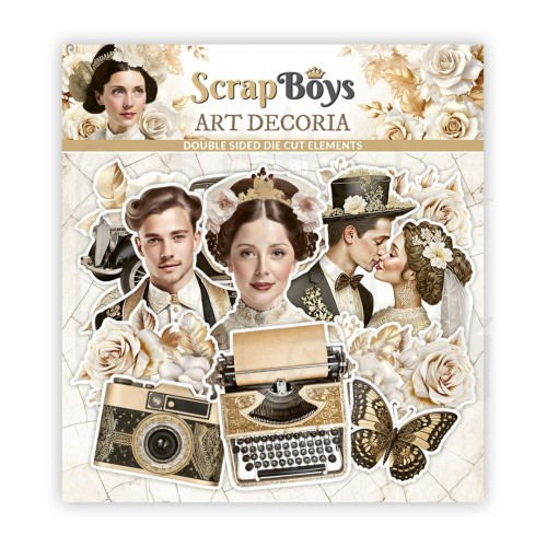 Ozdoby papierowe die-cuts Art Decoria SB-ARDE-12 ScrapBoys