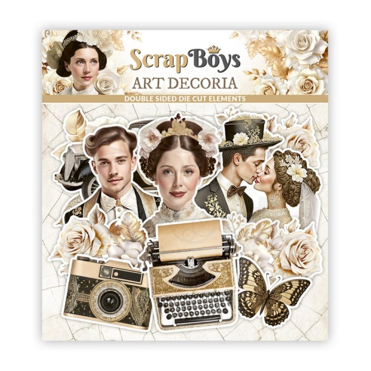 Ozdoby papierowe die-cuts Art Decoria SB-ARDE-12 ScrapBoys