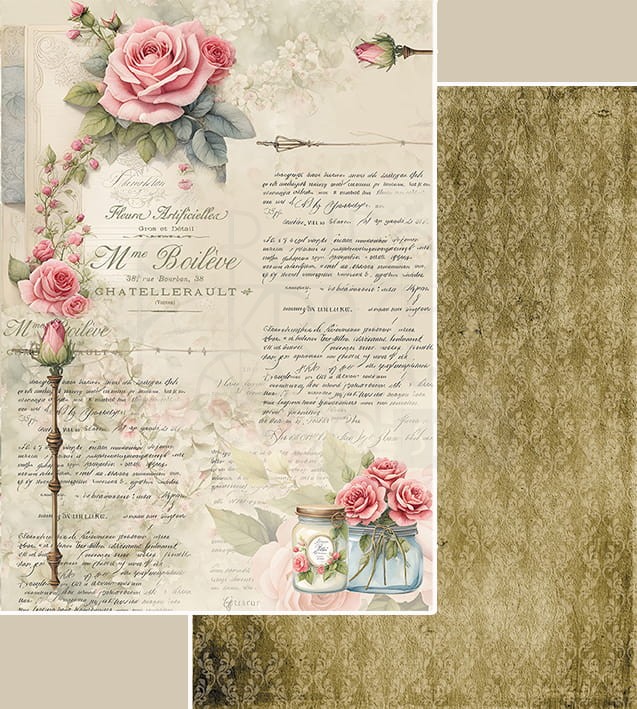 Zestaw papierów do scrapbookingu A4 Czar wspomnień SCRAP 8