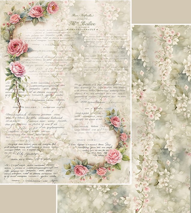 Zestaw papierów do scrapbookingu A4 Czar wspomnień SCRAP 8