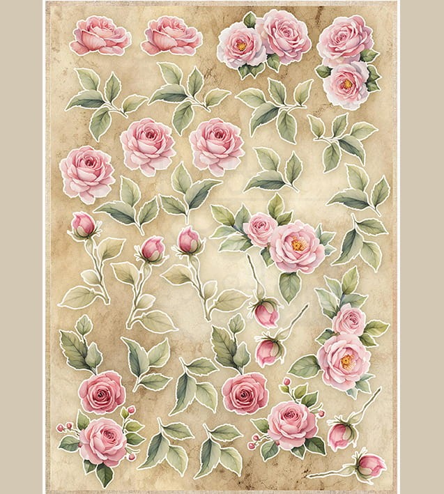 Zestaw papierów do scrapbookingu A4 Czar wspomnień SCRAP 8