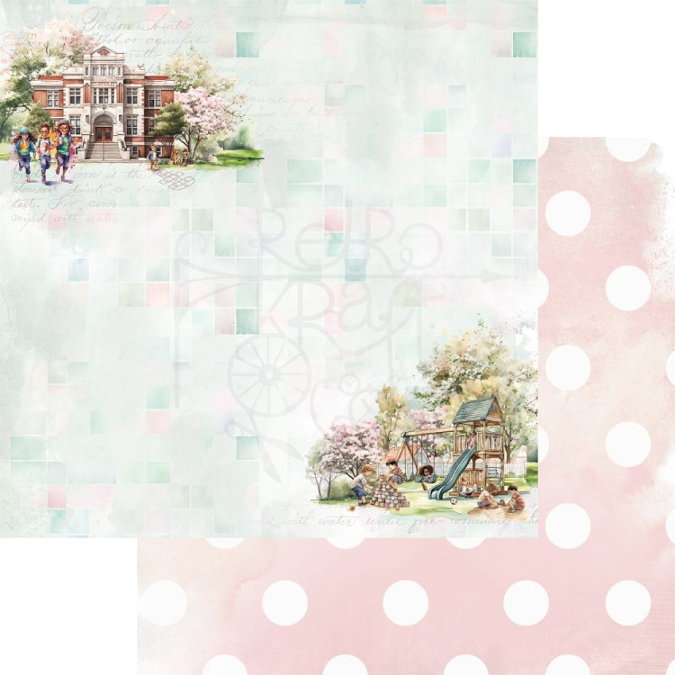 Zestaw papierów do scrapbookingu 20x20 Happy Time AA-HT-08 Alchemy of Art
