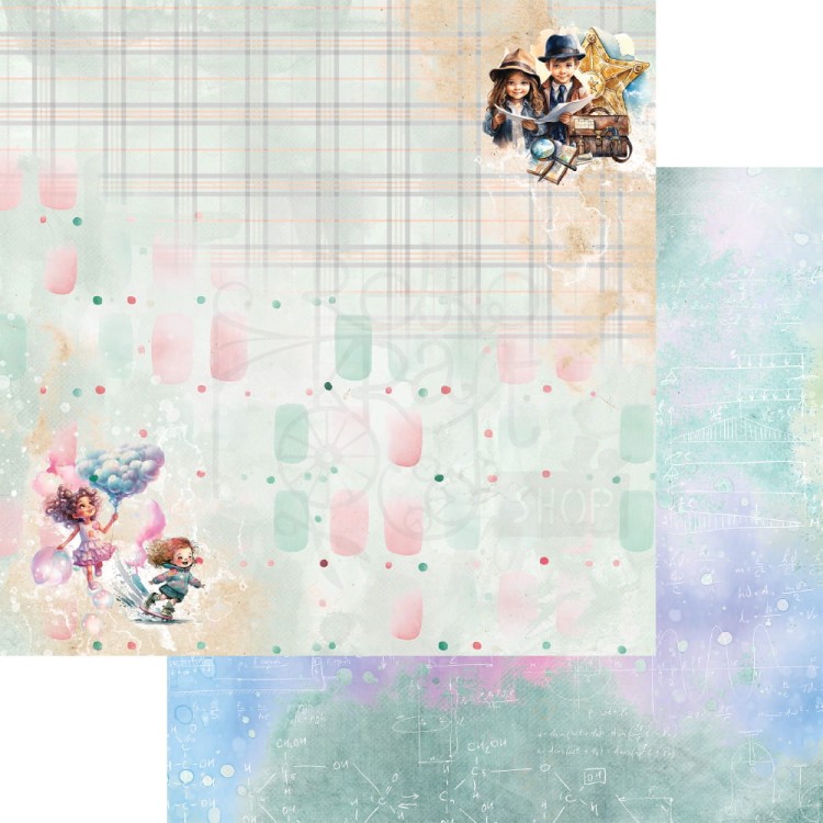Zestaw papierów do scrapbookingu 20x20 Happy Time AA-HT-08 Alchemy of Art