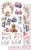Zestaw papierów do scrapbookingu 15x30 elementy do wycinania Happy Time AA-HT-10 Alchemy of Art