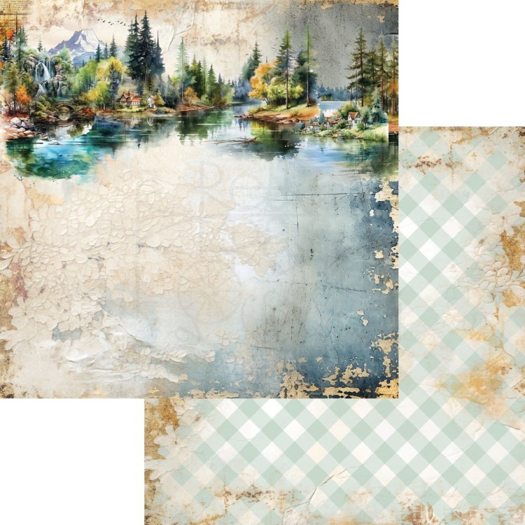 Zestaw papierów do scrapbookingu 20x20 Whispers Of The Mountains AA-WOTM-08 Alchemy of Art