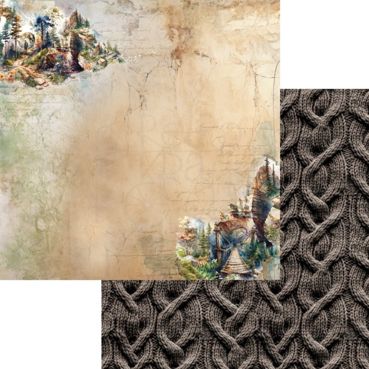 Zestaw papierów do scrapbookingu 30x30 Whispers Of The Mountains AA-WOTM-07 Alchemy of Art