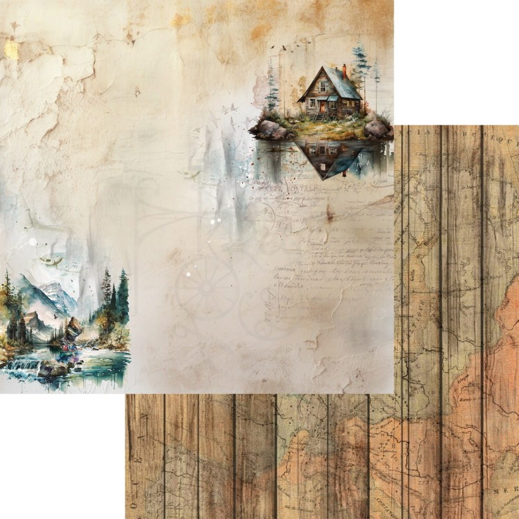 Zestaw papierów do scrapbookingu 30x30 Whispers Of The Mountains AA-WOTM-07 Alchemy of Art