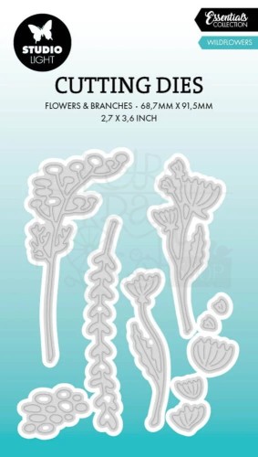 Wykrojnik Wild Flowers Polne kwiaty SL-ES-CD795 StudioLight