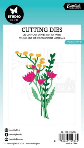 Wykrojnik Wild Flowers Polne kwiaty SL-ES-CD795 StudioLight