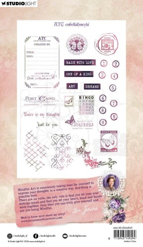 Zestaw stempli ATC embellishments Victorian Dreams JMA-VD-STAMP611 StudioLight