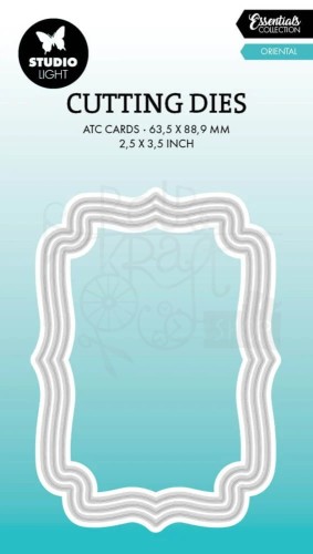 Wykrojnik Oriental ATC Card Ramki SL-ES-CD784 StudioLight