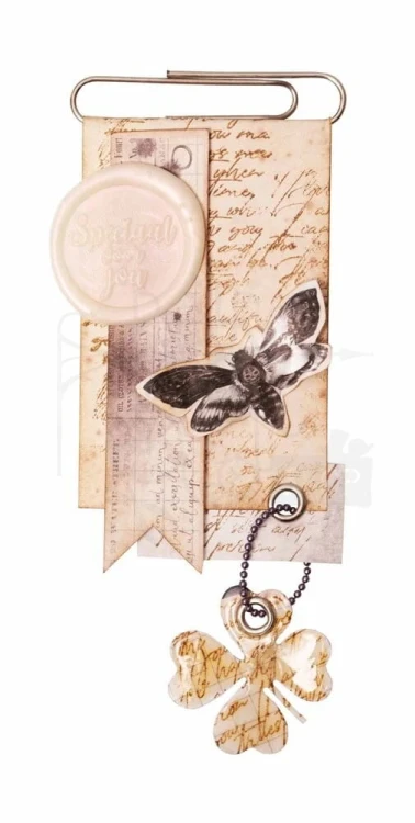 Stempel silikonowy Script Background Tło pismo SL-ES-STAMP549 StudioLight
