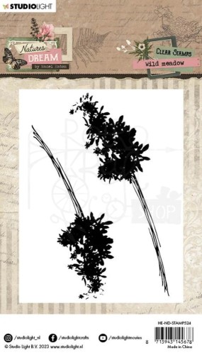 Stempel silikonowy Natures Dream Wild meadow Dzika łąka HE-ND-STAMP524 StudioLight