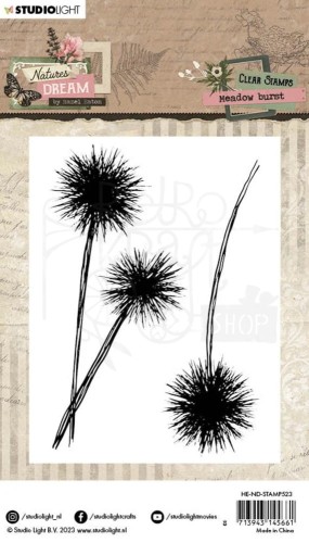 Stempel silikonowy Natures Dream Meadow Burst Łąka HE-ND-STAMP523 StudioLight