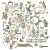 Ozdoby papierowe die-cuts Krafty Garden Elements Mini 107szt KG26641 49 and Market