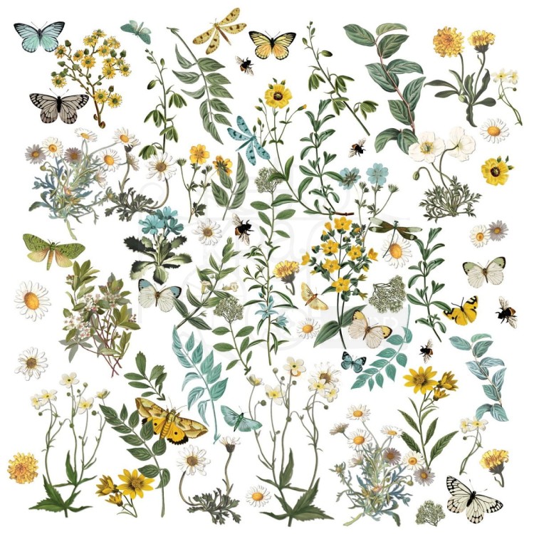 Ozdoby papierowe die-cuts Krafty Garden Wildflower 72szt KG26634 49 and Market