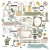 Ozdoby papierowe die-cuts Krafty Garden Elements 79szt KG26627 49 and Market