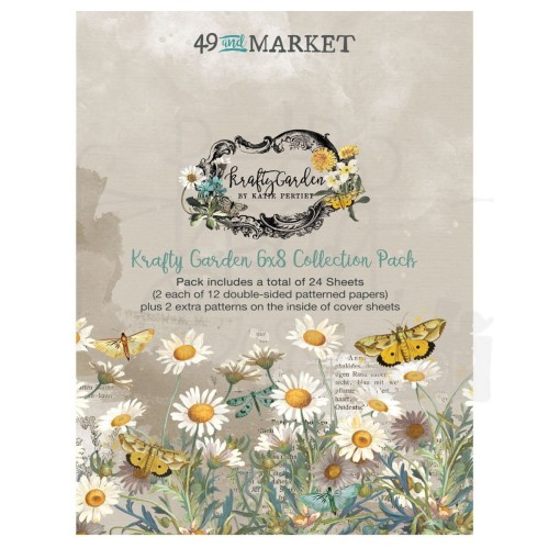 Zestaw papierów do scrapbookingu 15x20 Krafty Garden KG26399 49 and Market