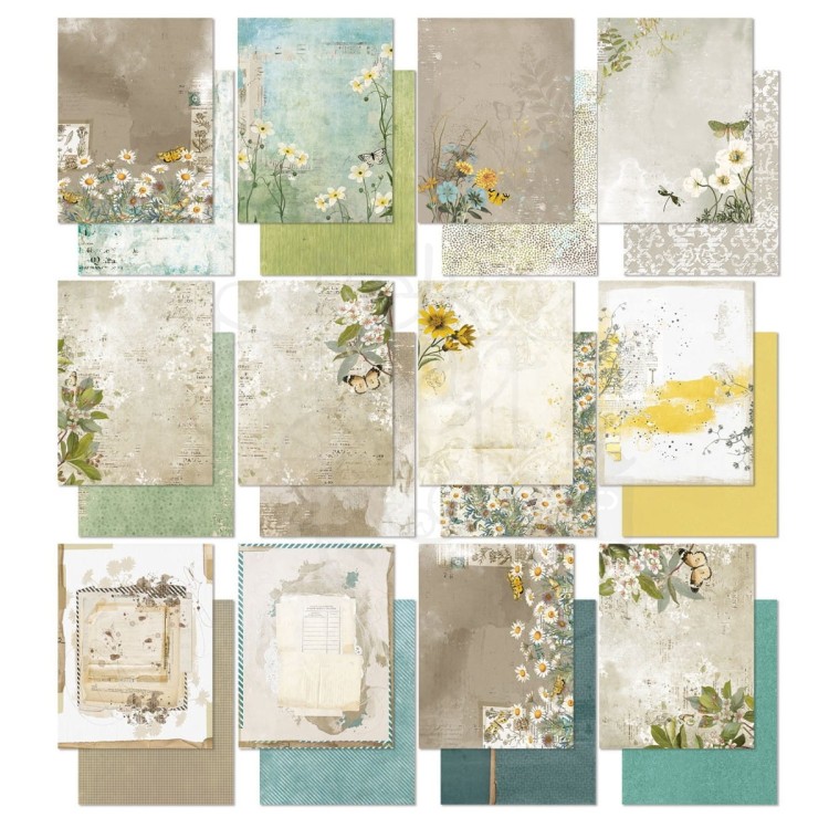 Zestaw papierów do scrapbookingu 15x20 Krafty Garden KG26399 49 and Market