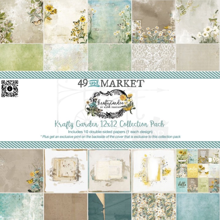 Zestaw papierów do scrapbookingu 30x30 Krafty Garden KG26375 49 and Market